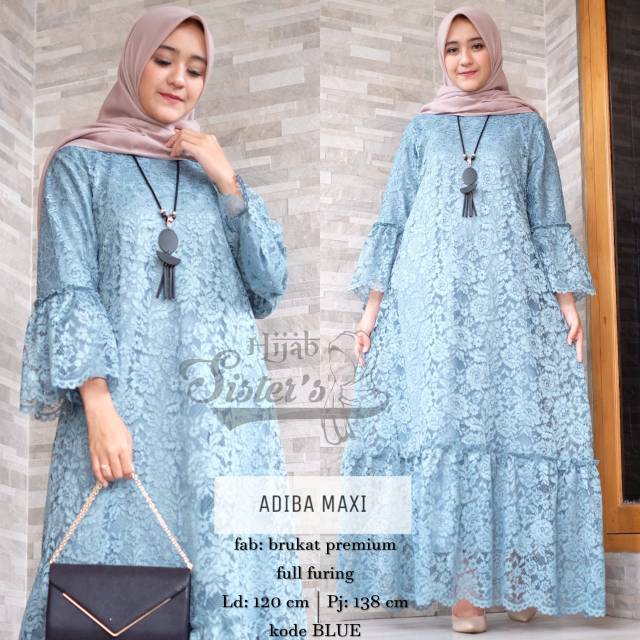 Dress Adiba Maxy brokat