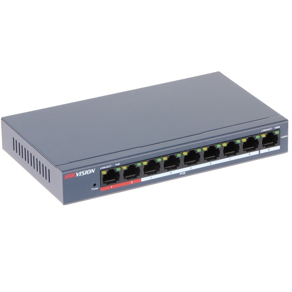 Switch Poe 8port Hikvision 3E0109P-E/M