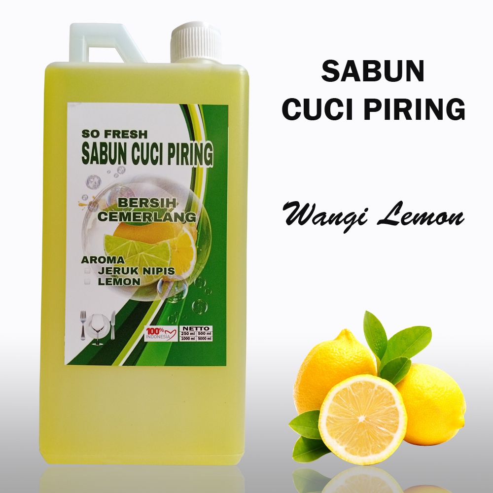 SO FRESH SABUN CUCI PIRING AROMA LEMON 1 LITER