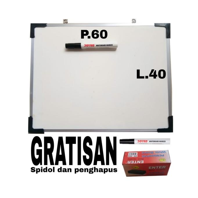 

Office & Stationery | Alat Tulis | Whiteboard Papan Tulis 60X40 | Best Seller