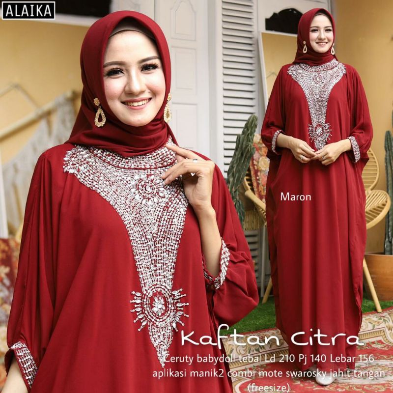 GAMIS KAFTAN ISYANA KAFTAN CITRA ORIGINAL MIEUX