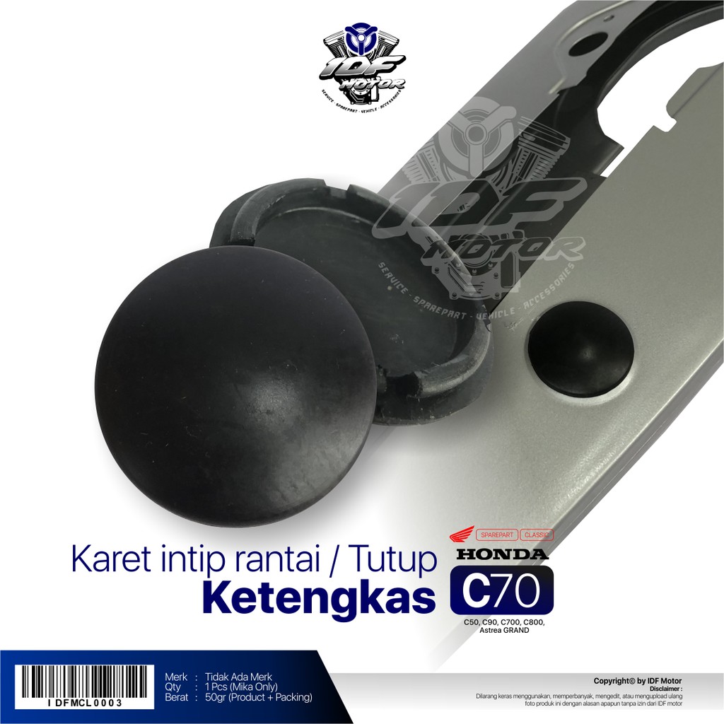 Karet intip Rantai Katengkas Setengkas Honda C70 C50 C700 Grand Prima Star