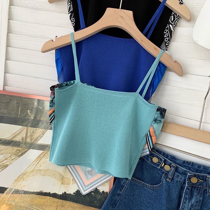 LMB REALPICT IMPOR SLAVE TOPS KOREANSTYLE BIRU