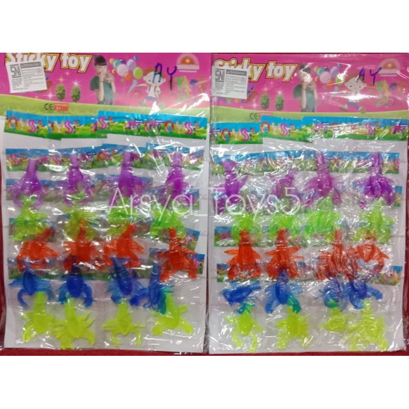 Mainan Sticky Tiup Balon Karet 168