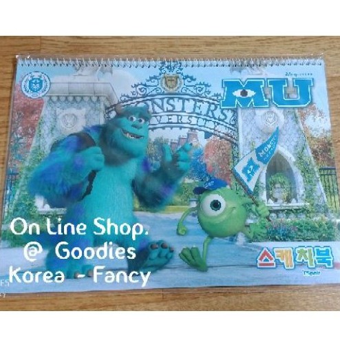 

Sketch Book Buku Gambar Spiral Monster University Ori Korea Ready Stock