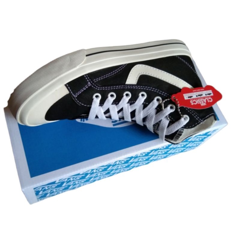 vans old skool OG style high decon SF Halfmoon Black White