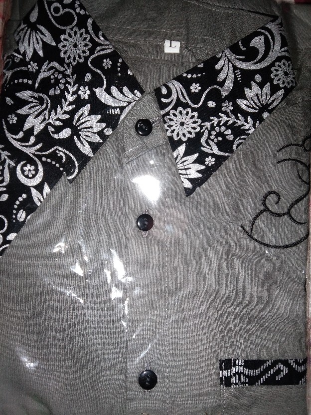 Kemeja Batik Pria Lengan Pendek / Hem Batik Pria / Hem Batik Fashion Motif Clurit Terlaris M L Xl