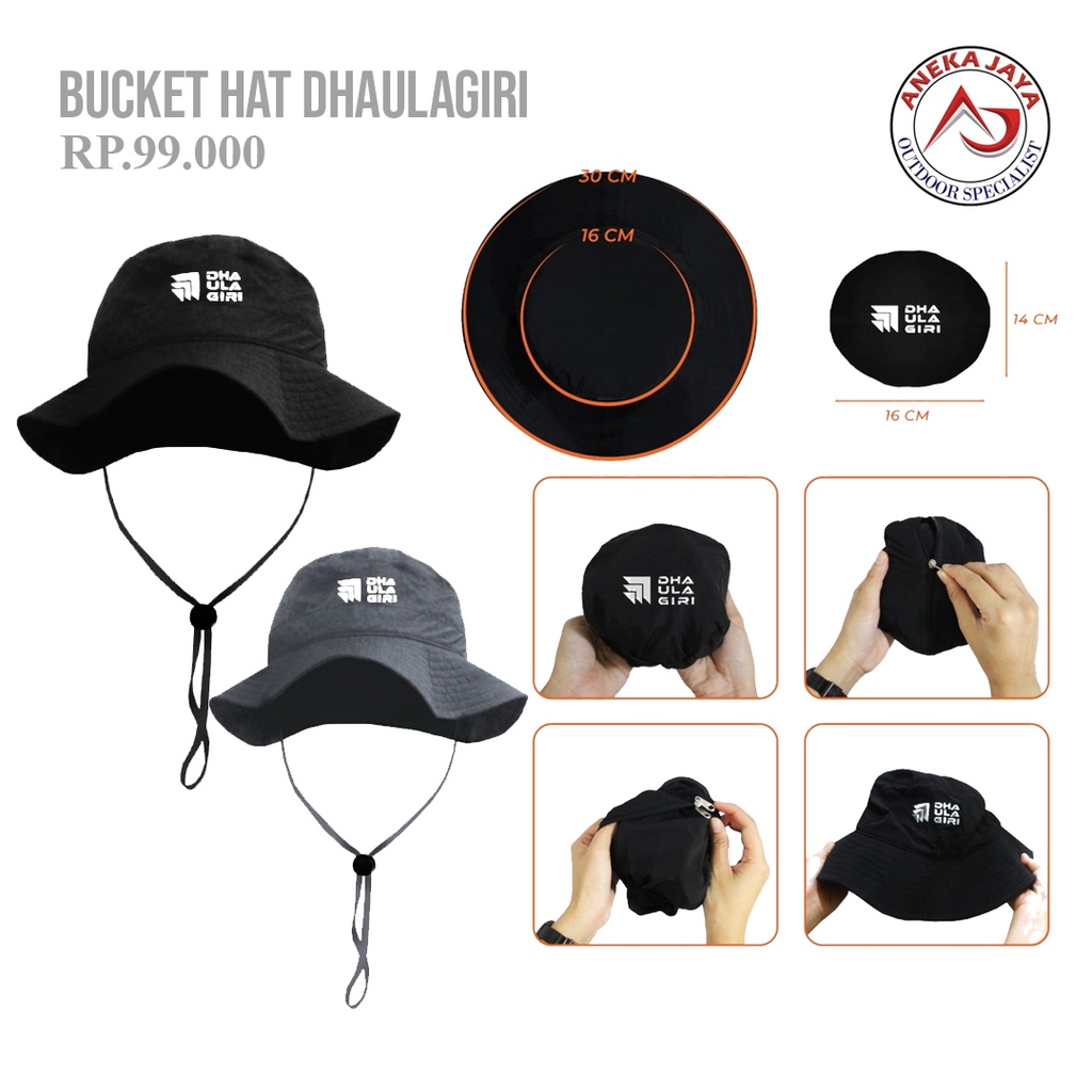 TOPI RIMBA DHAULAGIRI BUCKET HAT