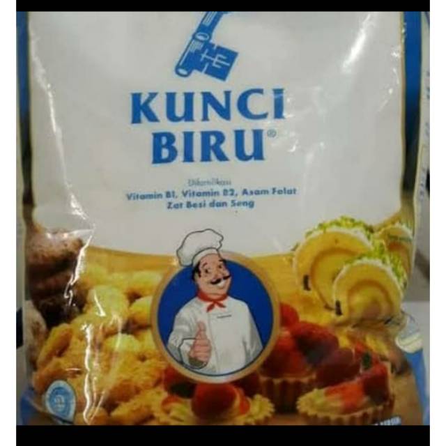 

Tepung Terigu Bogasari Kunci Biru 1 Kg