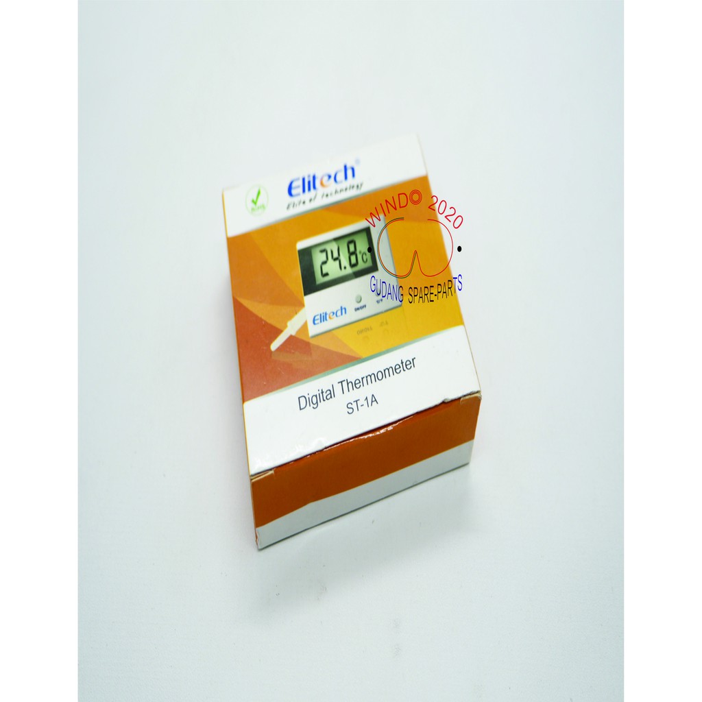 THERMO METER DIGITAL ELITEC | PENGUKUR SUHU RUANGAN DIGITAL | ALAT UKUR / PENGUKUR SUHU AC ST-1A