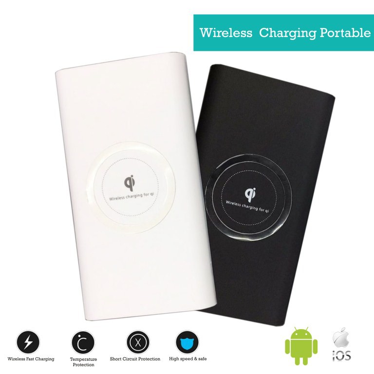 Qi Wireless Powerbank Fast Charging 20000mAh