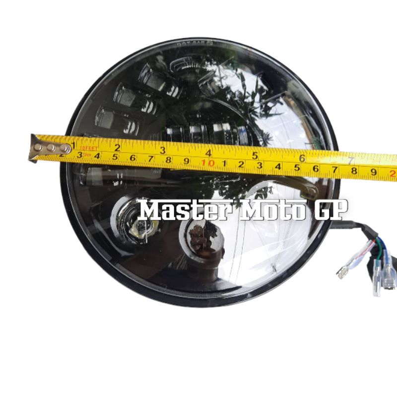 daymaker predator Lampu Led Daymaker deymeker lampu depan Daymaker lampu utama sen daymaker C52 predator cobra 7inch 19 LED Universal
