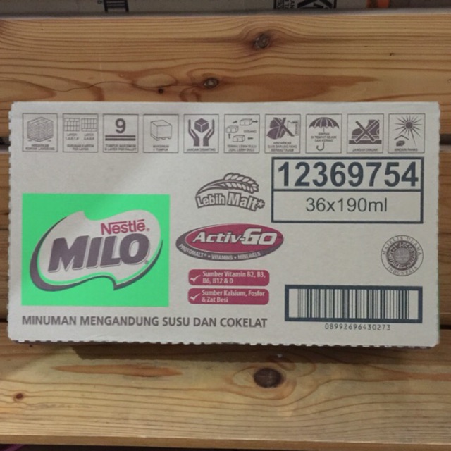 

Milo UHT 1 Karton (190ml x 36pcs)