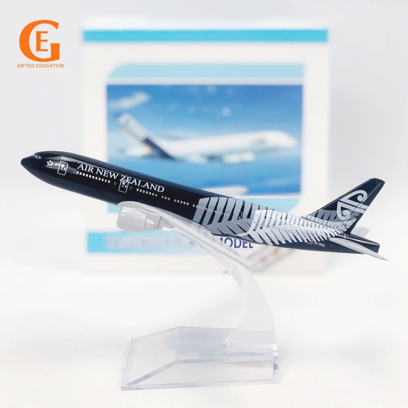 Selandia Baru B777 Pesawat Model Boeing 777 Die Cast Metal Plane Model Pesawat Hobi Mainan 16CM