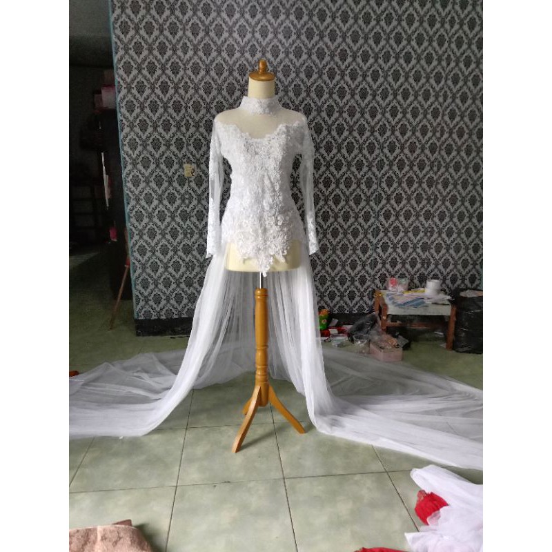 kebaya akad pengantin tunangan murah