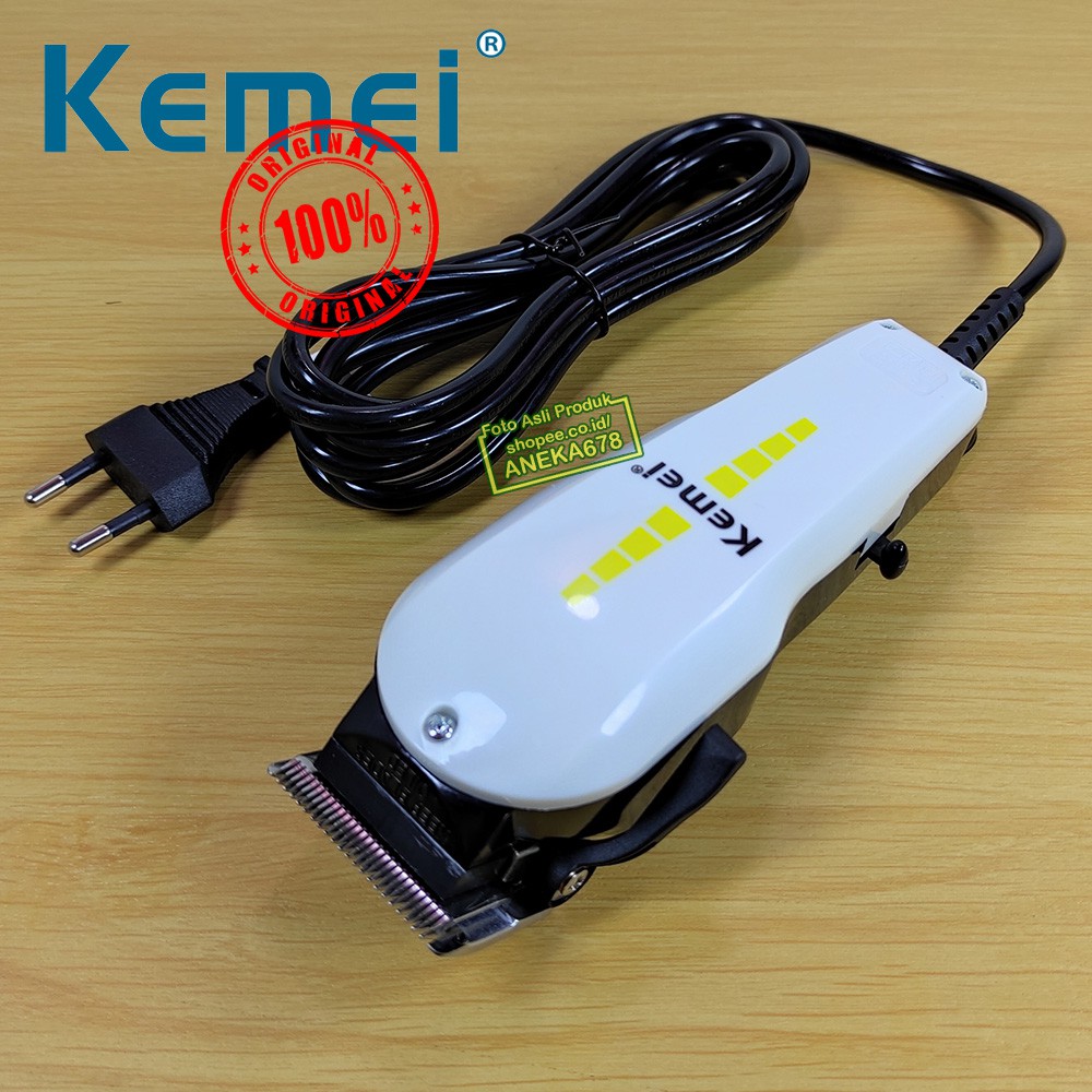 KEMEI KM 8821 MESIN ALAT CUKUR RAMBUT CLIPPER LISTRIK SUPER TAPER KM8821