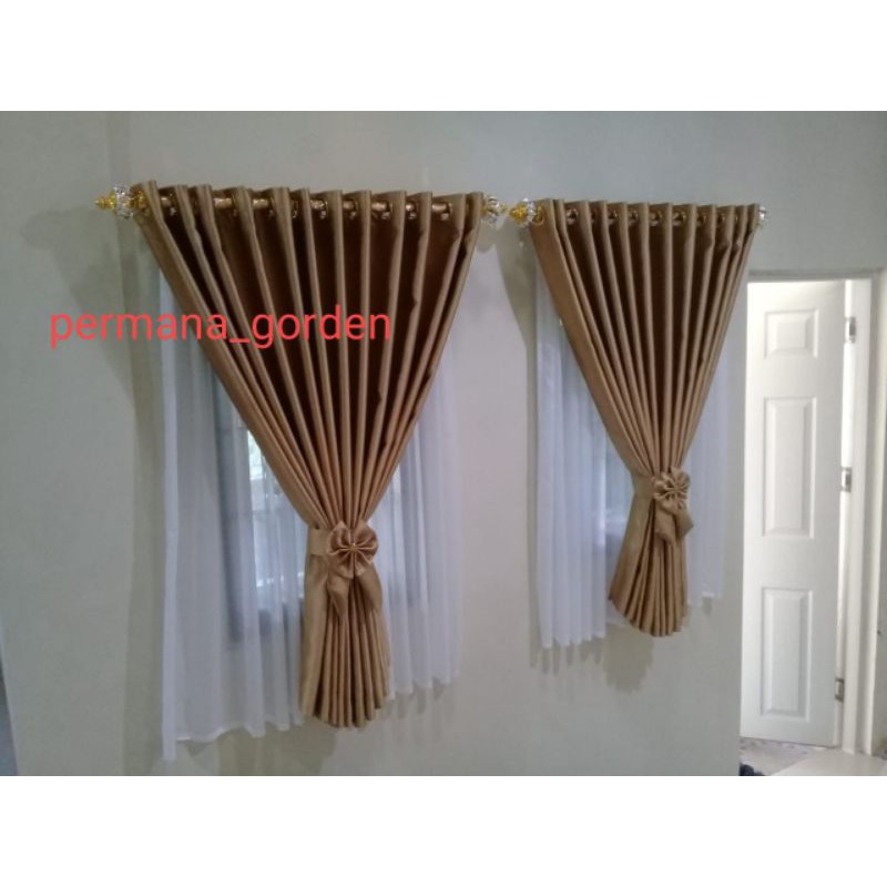 gorden murah gorden polos minimalis / korden minimalis