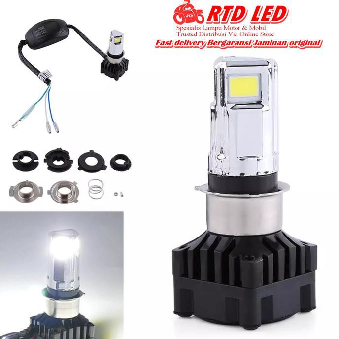 RTD Led Lampu Utama Headlamp LED RTD M02D 3 Sisi Original