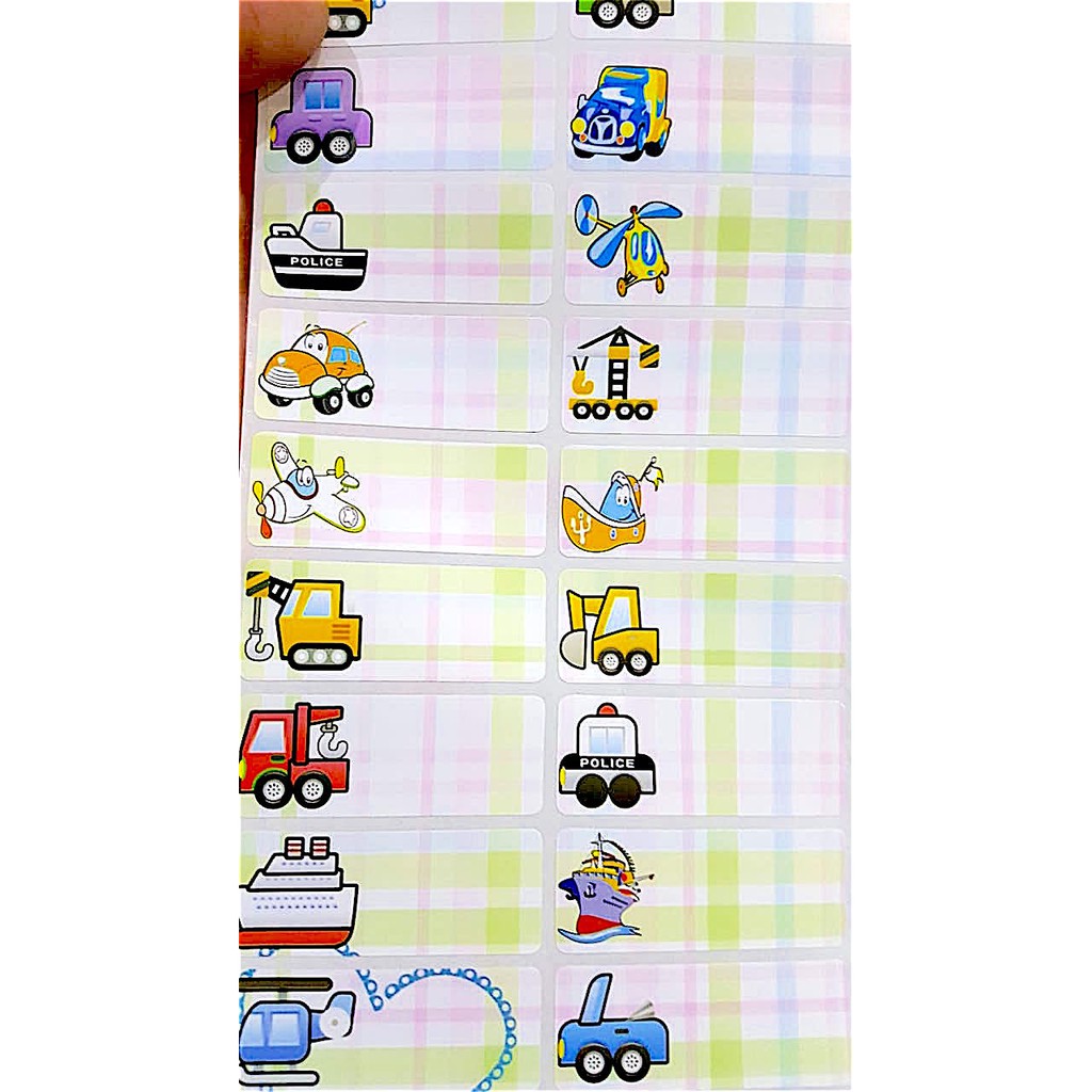 

Label nama anti air stiker waterproof Transportation