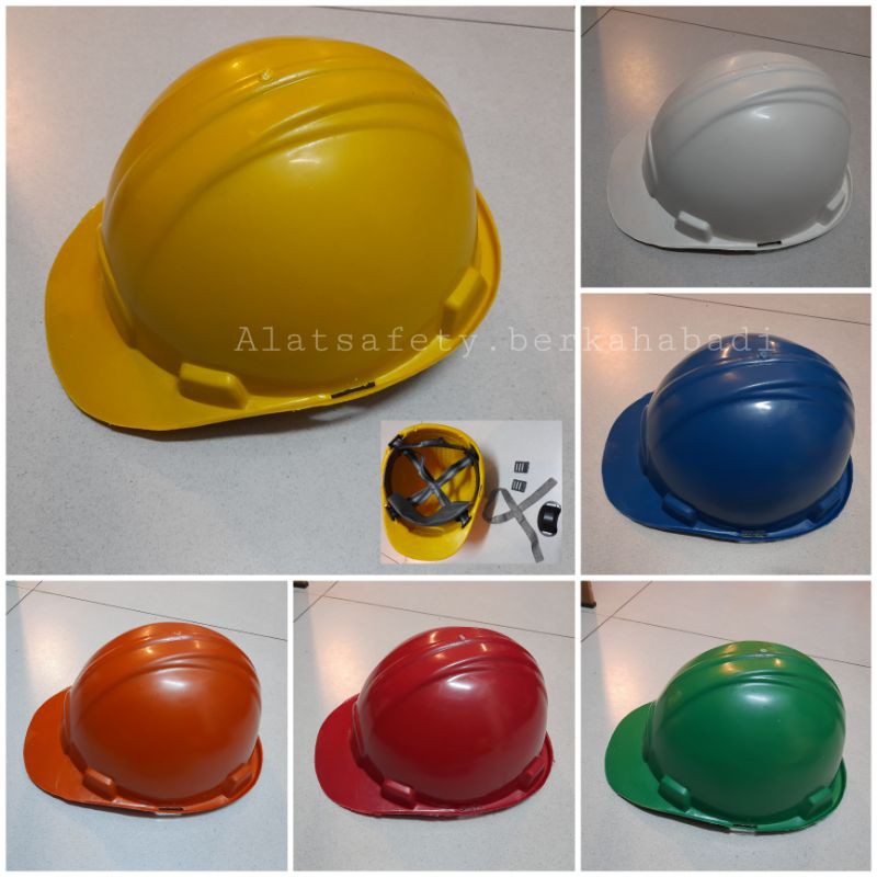 Helm Proyek Ultra / Helm Safety Ultra Komplit  Inner dan Tali Dagu