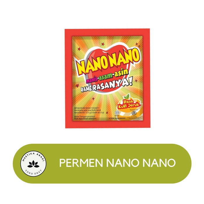 

Permen NANO NANO Rame Rasanya Rasa Kulit Jeruk