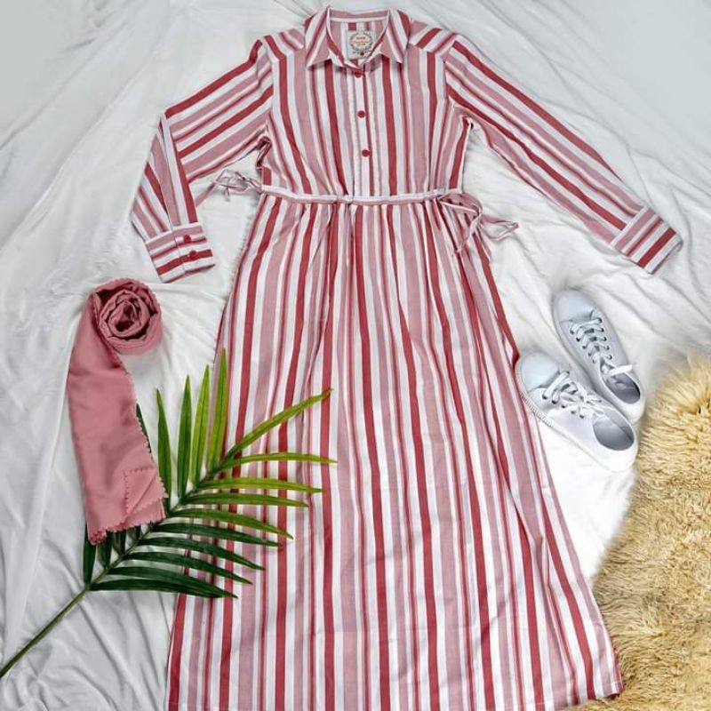 Gamis Salur pink Novel Mice