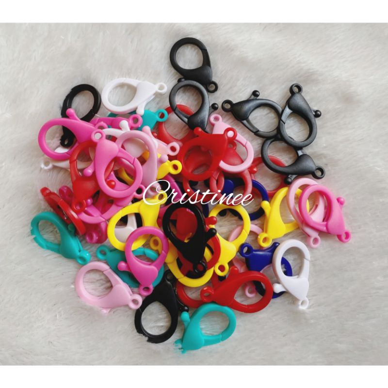 12pcs kait udang lobster  bahan plastik