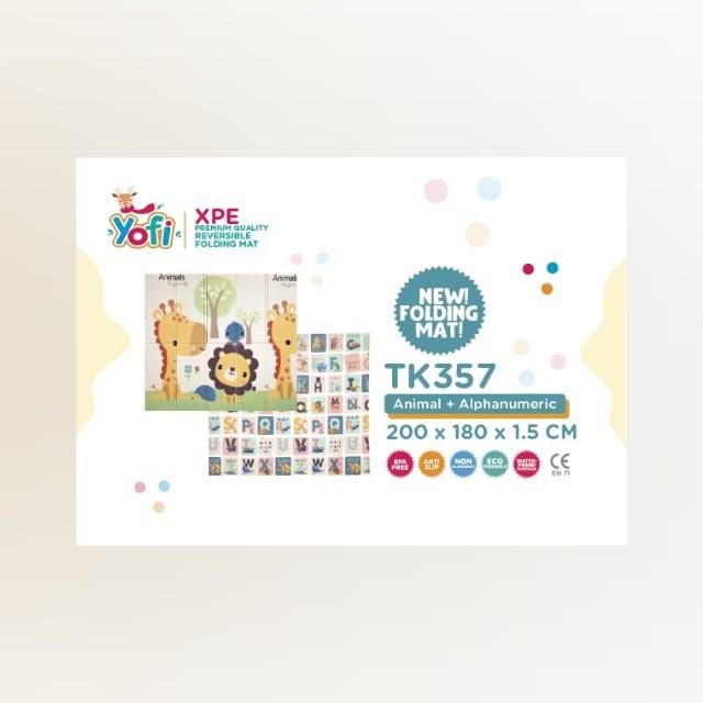 Yofi Playmat Folding Alas Karpet Bayi Lipat Mat Fold