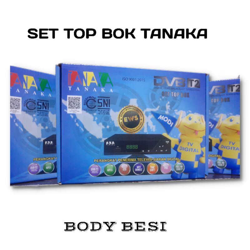 Set top bok TANAKA DVBT2 Receiver siaran TV DIGITAL /Tanaka T2 NEW
