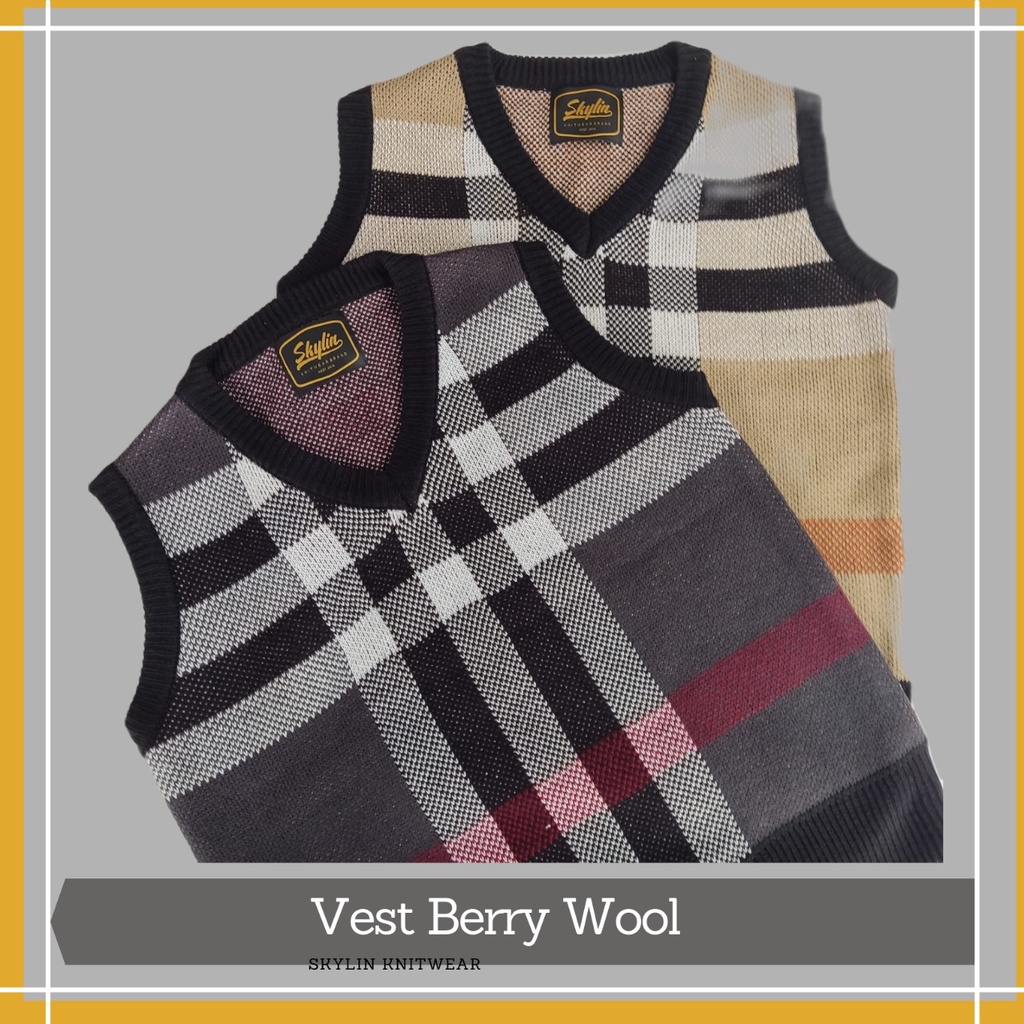 Vest Berry Wool Premium 2 Colors