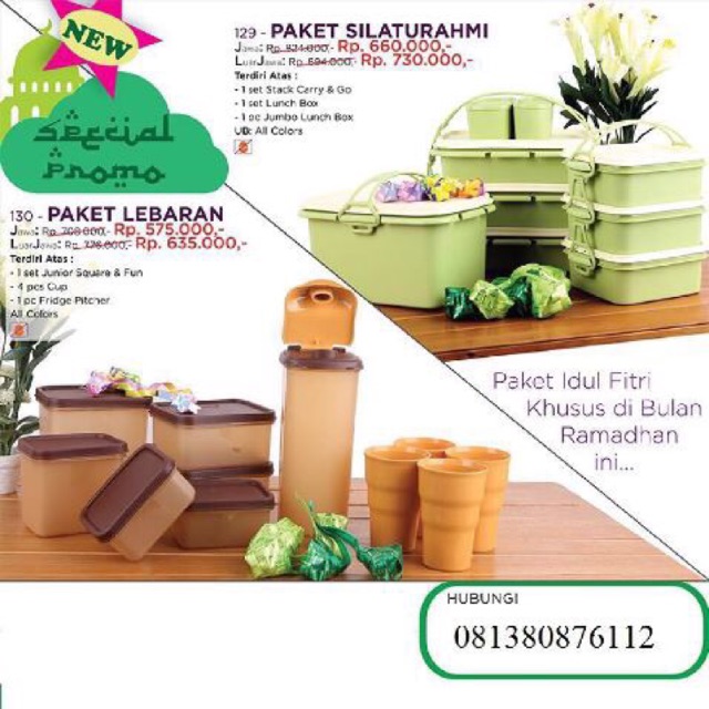 Twin Tulipware: Paket Tulipware Lebaran dana Silaturahmi