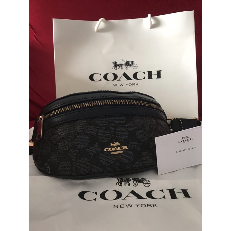 preloved waist bag coach