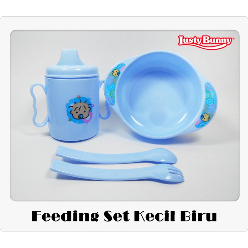 Lusty Bunny Baby Gift Set Feeding Set Perlengkapan Makan Bayi / Kado bayi baru Lahir