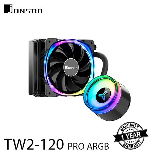 JONSBO TW2-120 PRO ARGB Angel Eyes Liquid Cooling Radiator CPU