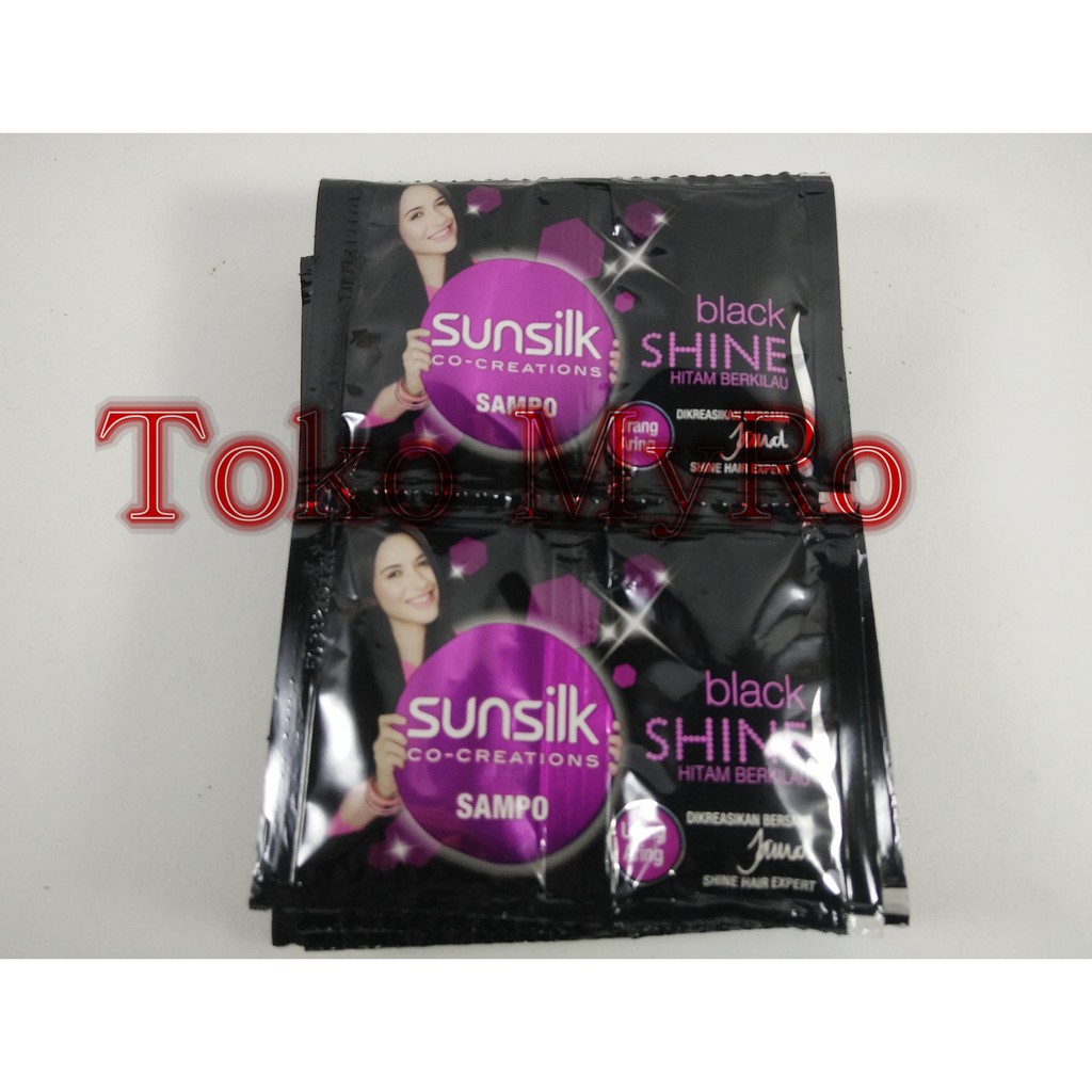 Sunsilk Black Shine / Sampo Sunsilk Saset Hitam