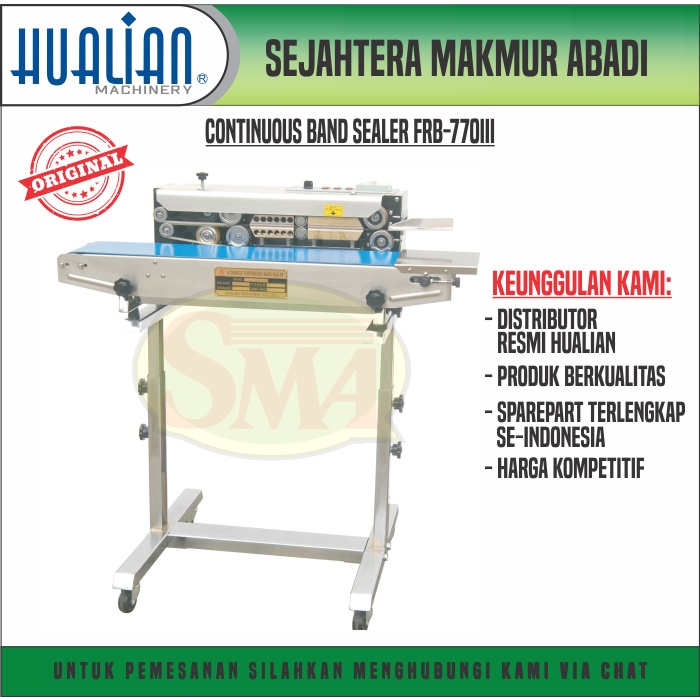 Continuous Band Sealer FRB - 770 III Hualian