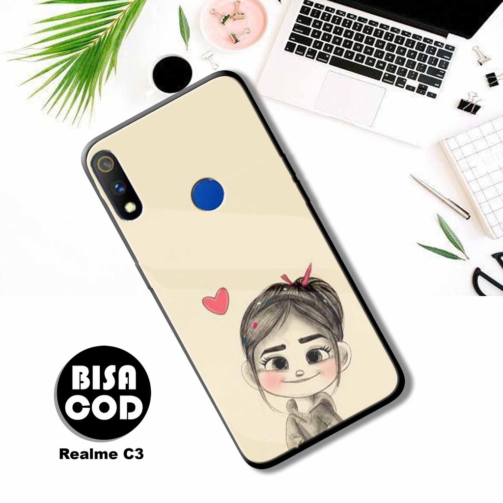 Case Realme C3 / Hardcase Realme C3 / Cassing Realme C3/ Hardcase Kaca/Hardcase Unik /Custom Case
