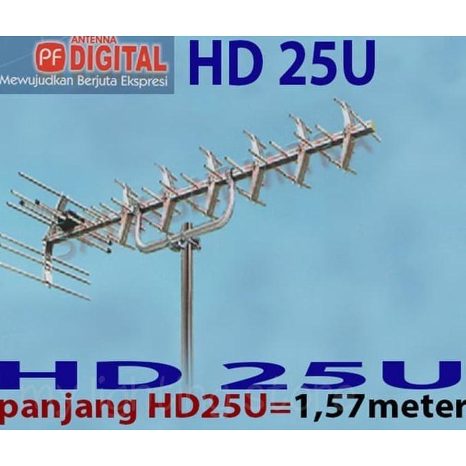 Antena digital pf hd 25 hd u 25 hdu25 pf 25u 25hd 25 hdu outdoor