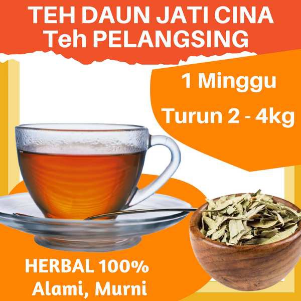 

Teh Daun Jati Cina / Teh Jati Cina / Daun Jati Cina / daun teh jati cina original / daun jati cina original / Asli Serbuk Isi 50gr By Mr Herbs Murni Original Bubuk Tanpa Campuran / Kesehatan / Makanan