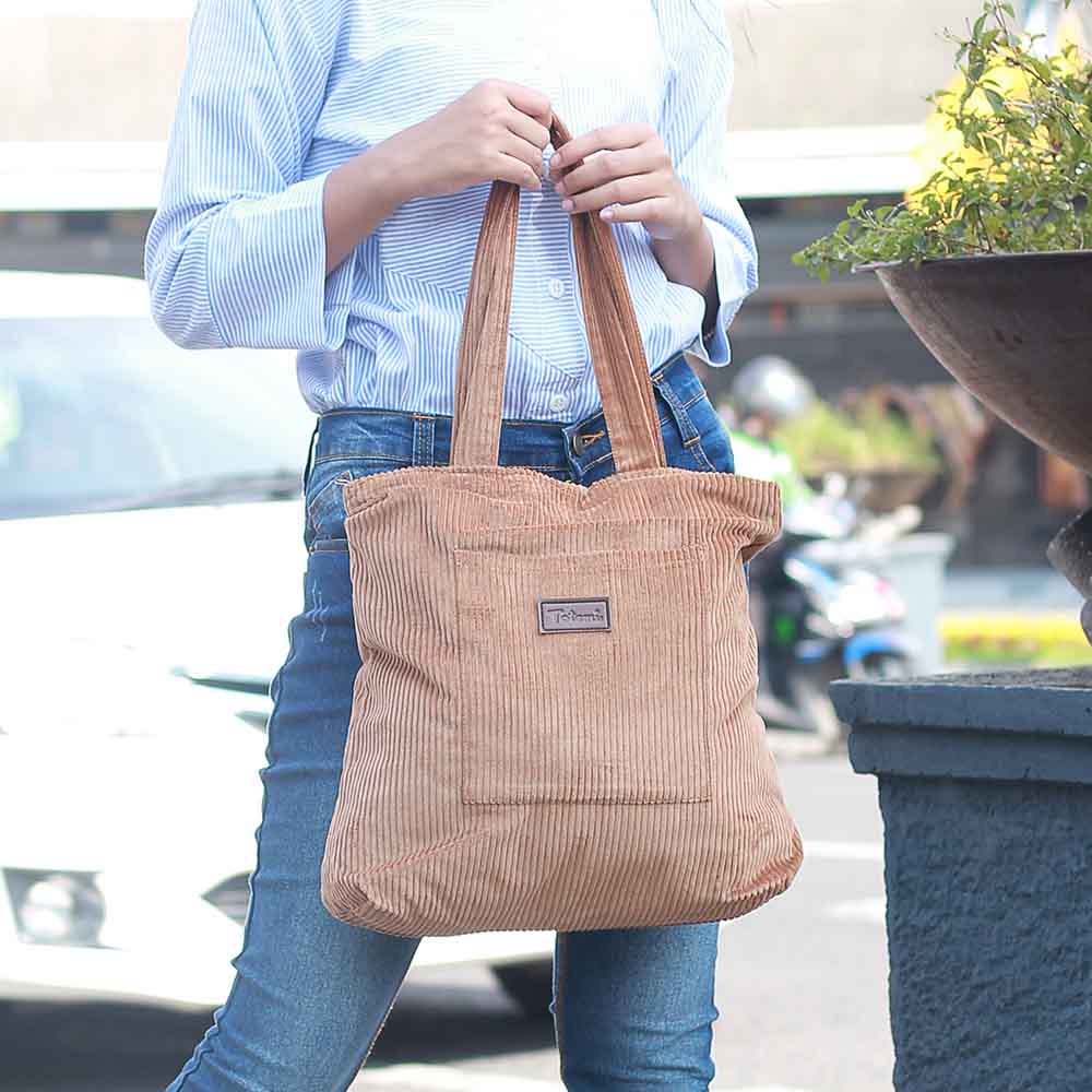 Tas Totebag Cewe Wanita Selempang Brand Totemi Motif Lokal Premium TTM 019