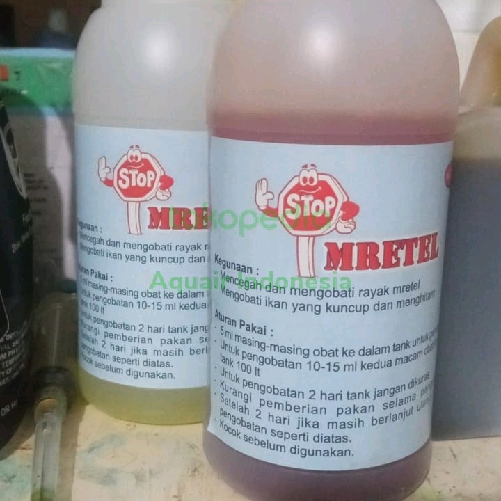 Obat Ikan Stop Mretel Meretel Burayak Anakan Discus