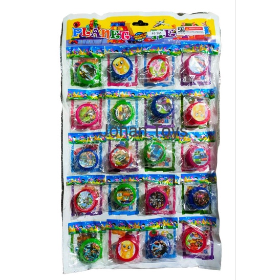 Yoyo Plastik Bening Isi 20 Pcs Lembaran