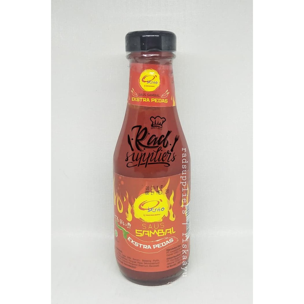 

SUS-123 Obento Saus Sambal Khas Hokben 200ml- Premium Saus Sambal..
