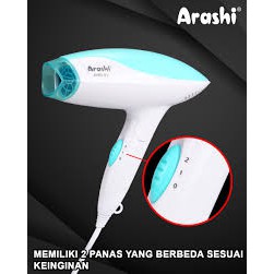 ARASHI Hair Dryer AHD 01 02 / Pengering Rambut - Garansi 1 Tahun