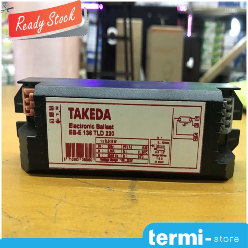 Ballast travo TL lampu neon elektronik 1x36 36W