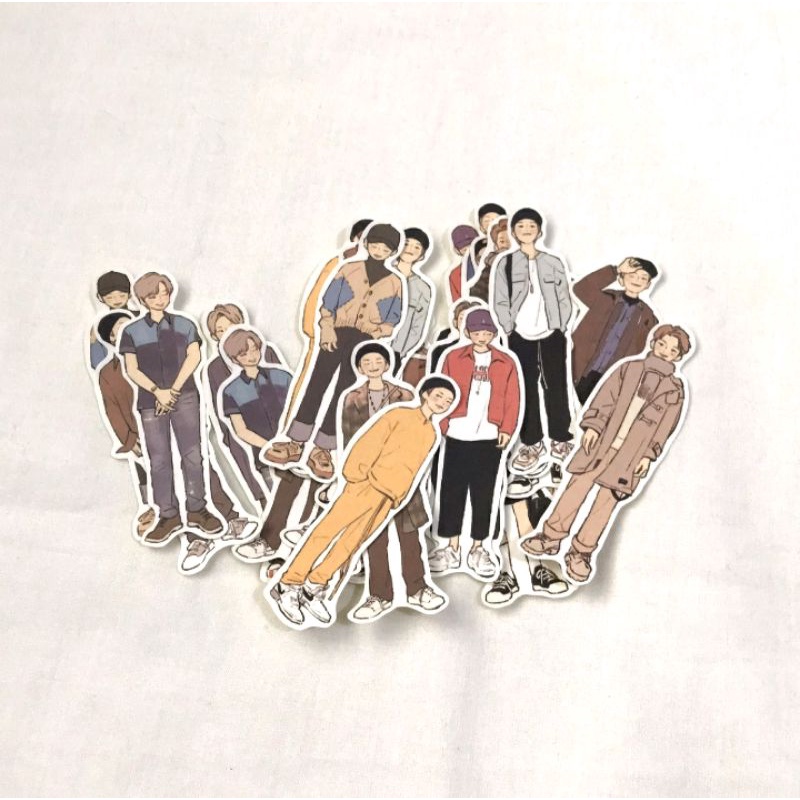 

40 Pcs Boys OOTD Sticker