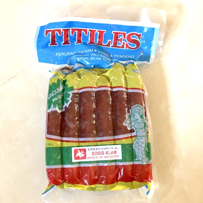 

SOSIS AYAM TITILES 500 g - Bali