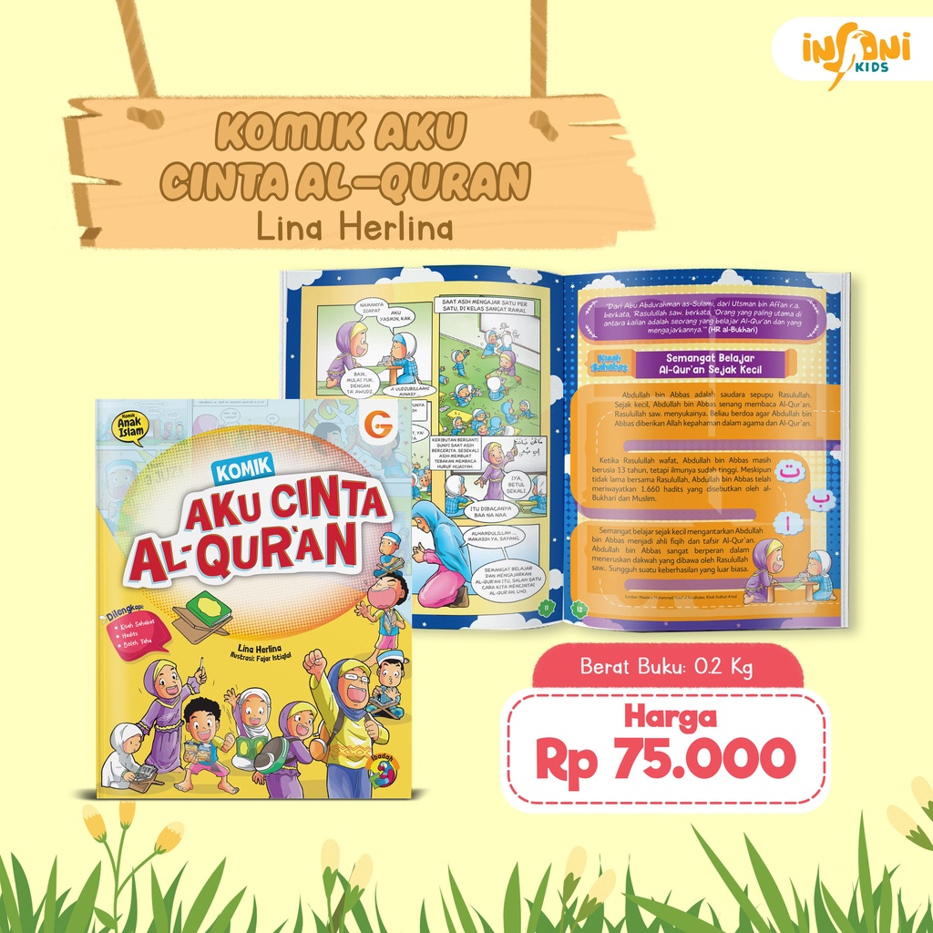 Buku Komik Aku Cinta Al- Qur`an - Gema Insani 100% Original