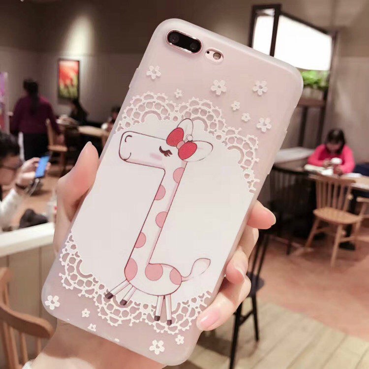 Casing iPhone 6Plus/6S Plus TPU Softcase - Giraffe