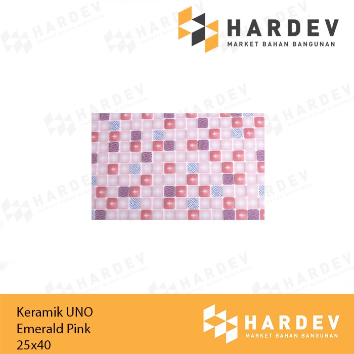KERAMIK UNO 25X40 EMERALD PINK